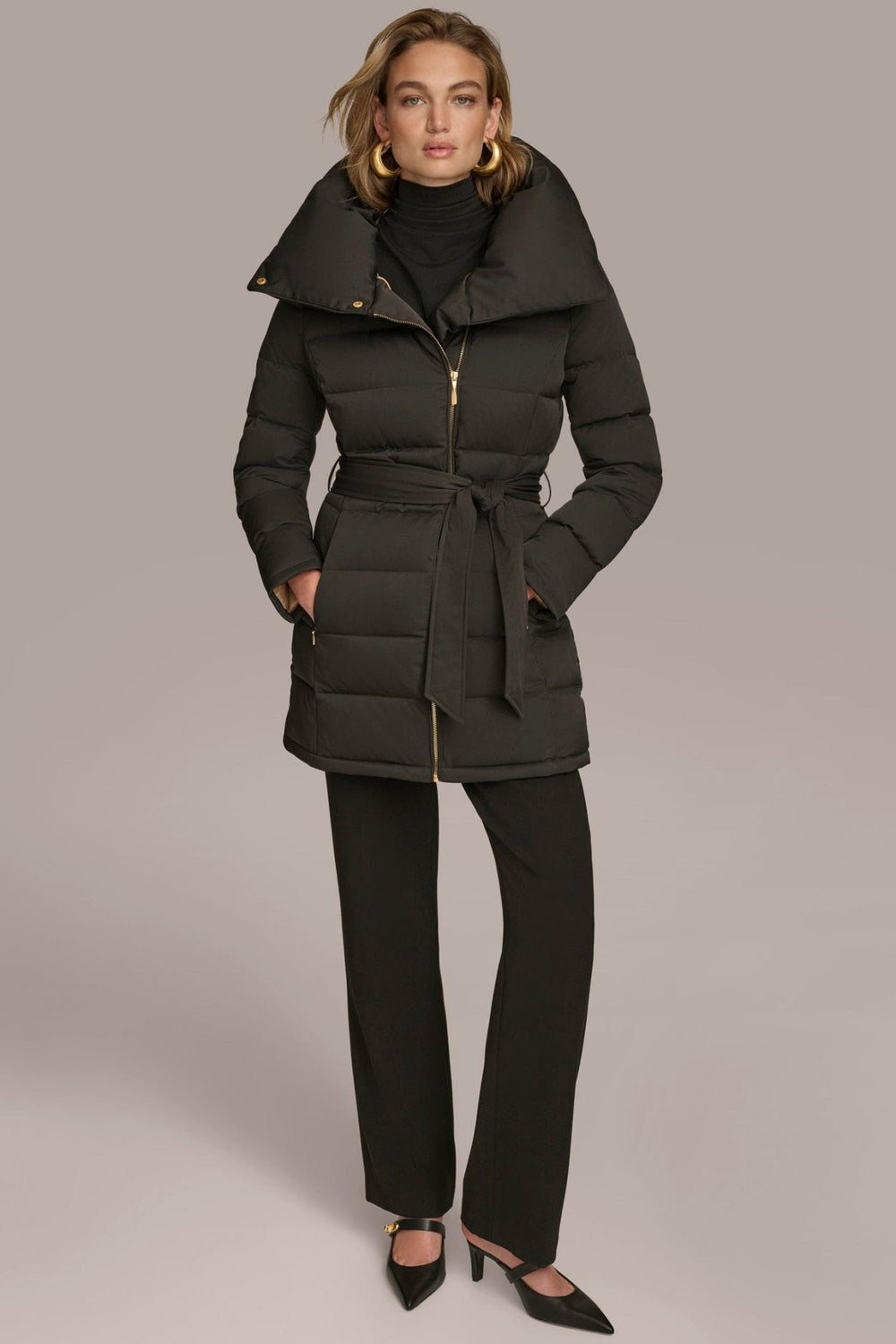 Donna Karan Coats And Jackets | Women MIDI PUFFER Black