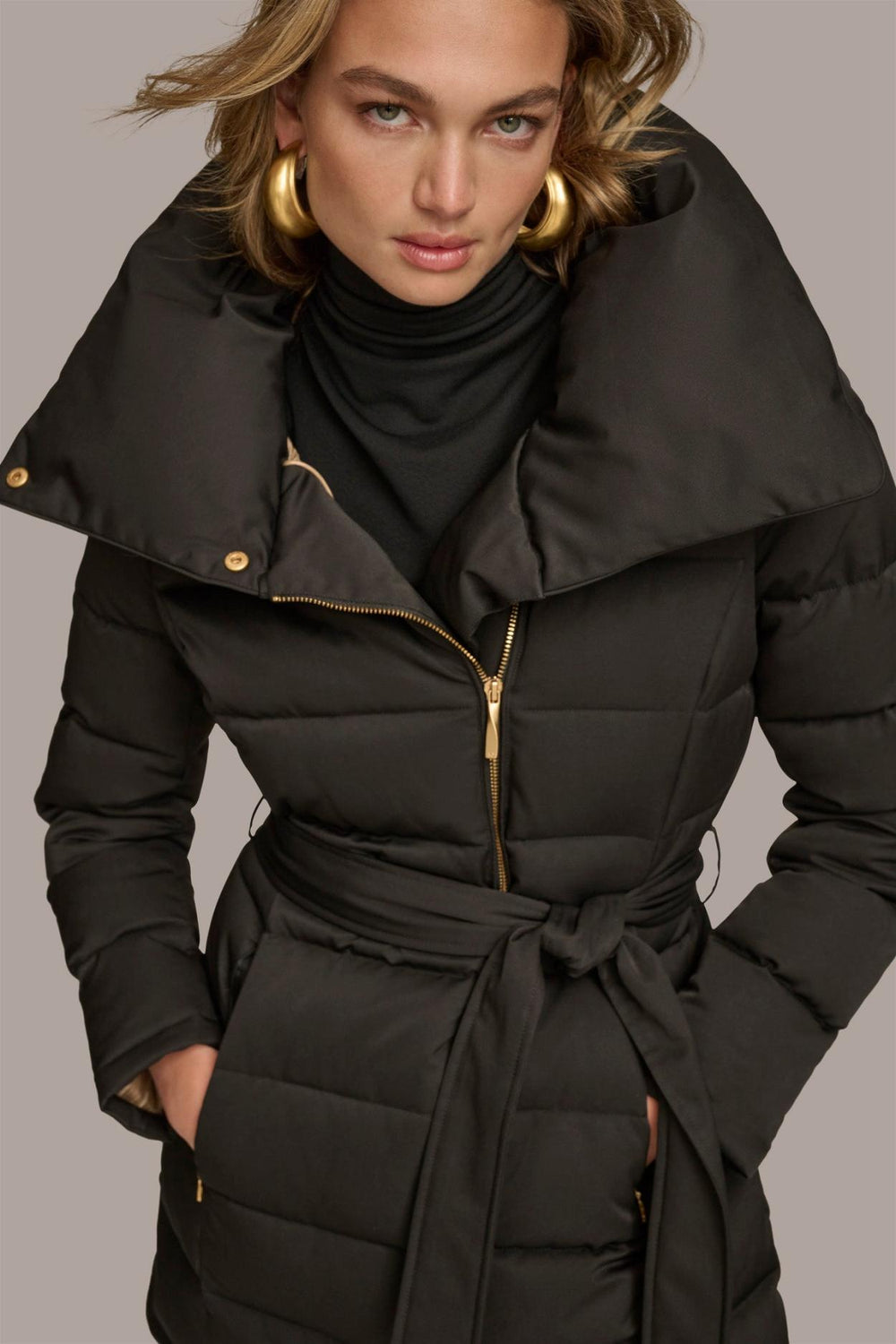 Donna Karan Coats And Jackets | Women MIDI PUFFER Black