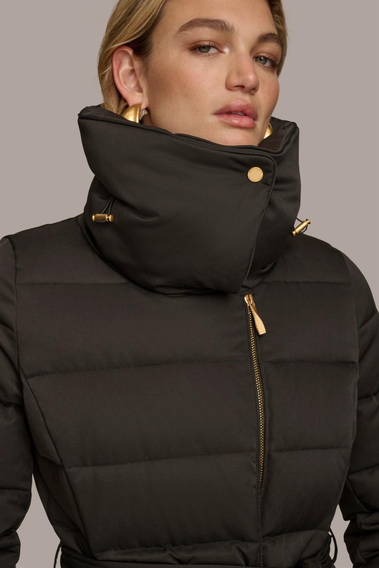 Donna Karan Coats And Jackets | Women MIDI PUFFER Black