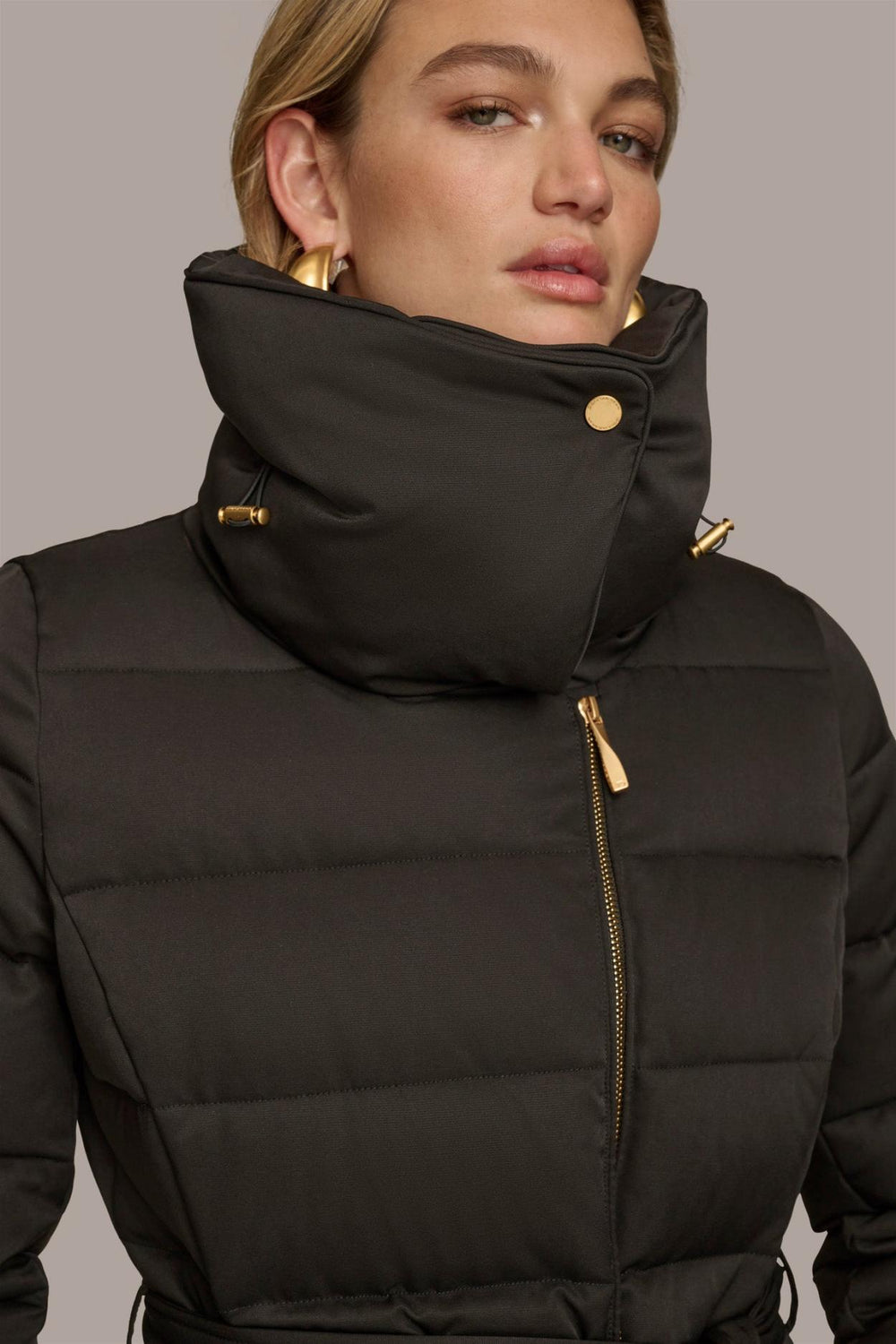 Donna Karan Coats And Jackets | Women MIDI PUFFER Black