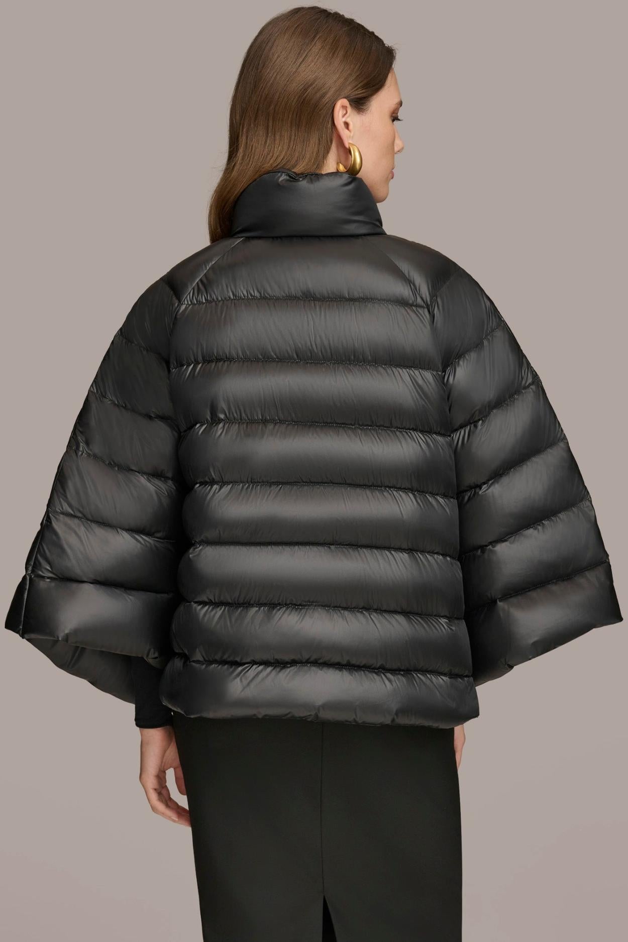 Donna Karan Coats And Jackets | Women PUFFER CAPE Black