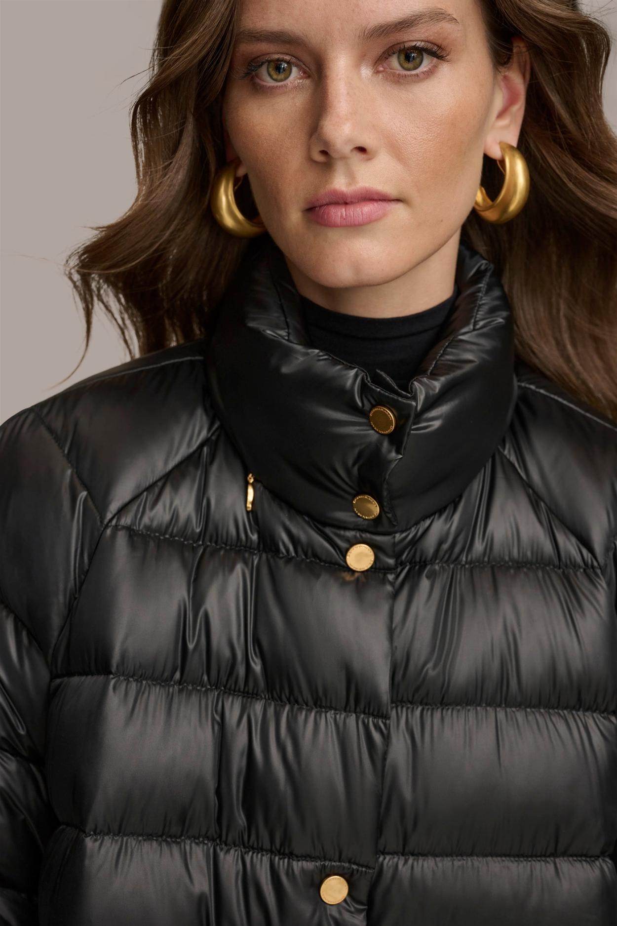 Donna Karan Coats And Jackets | Women PUFFER CAPE Black