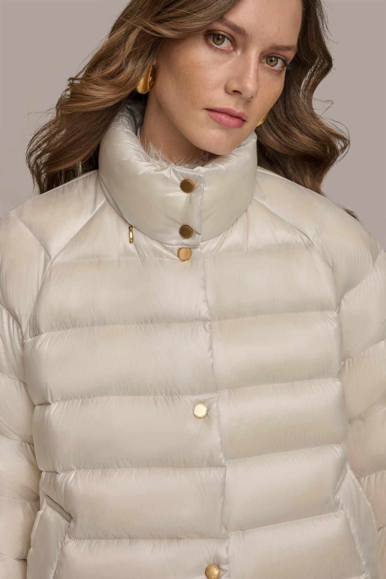 Donna Karan Coats And Jackets | Women PUFFER CAPE White