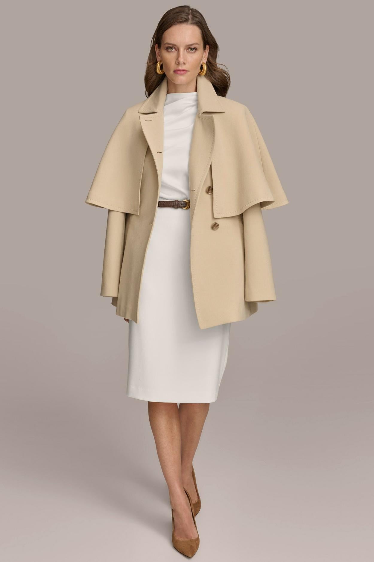 Donna Karan Coats And Jackets | Women RAIN COAT Ivory