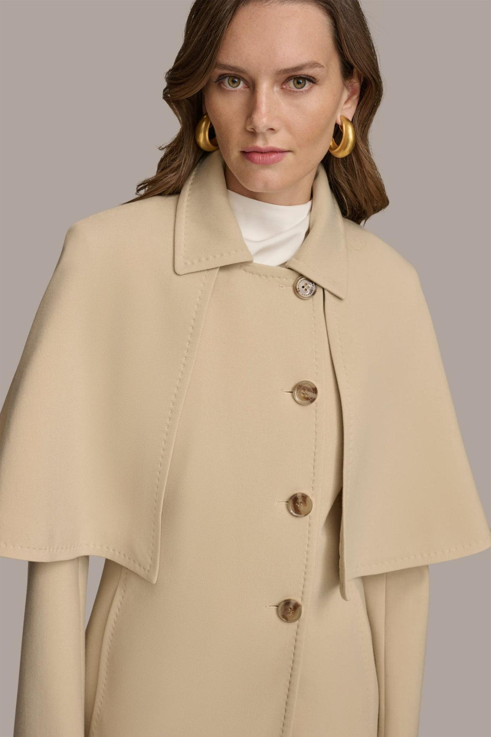 Donna Karan Coats And Jackets | Women RAIN COAT Ivory