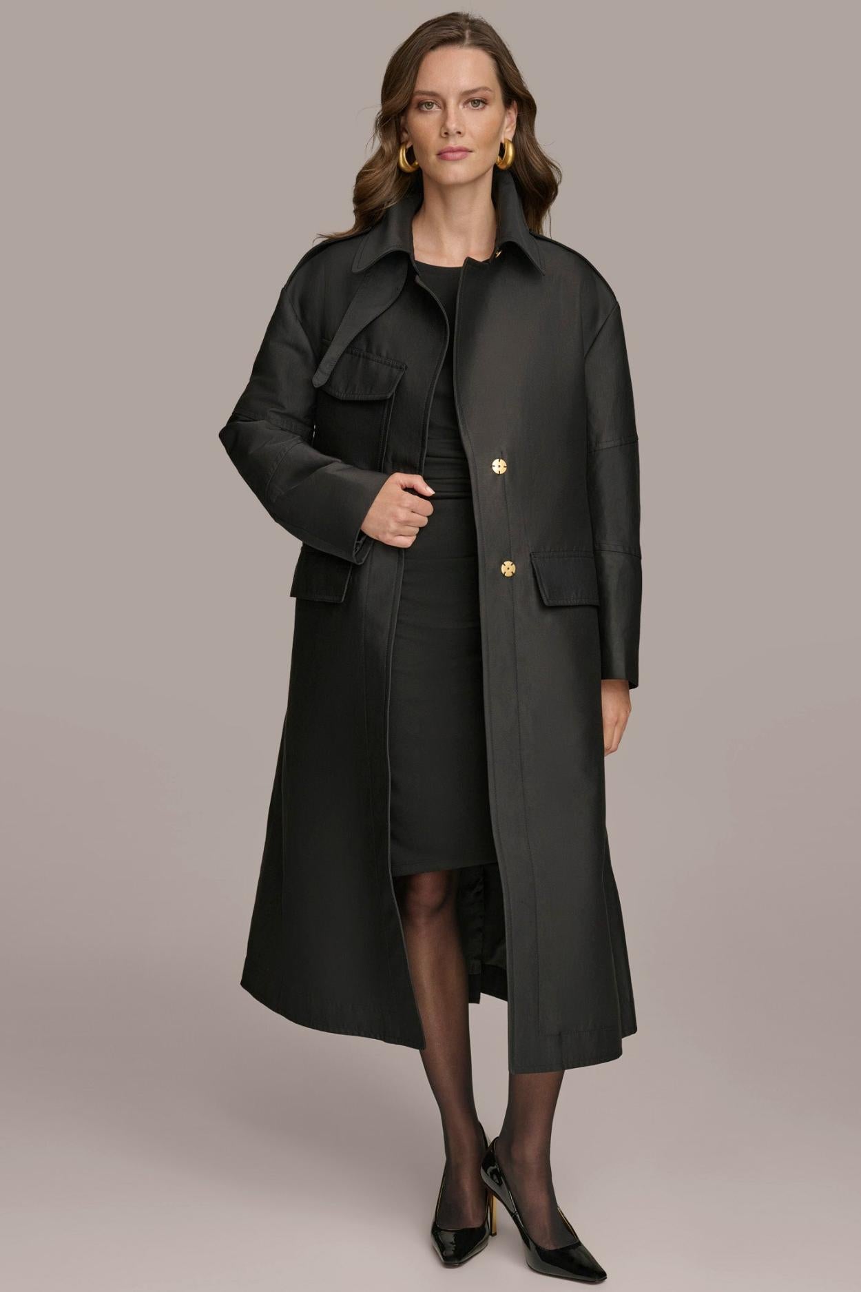 Donna Karan Coats And Jackets | Women RAIN JACKET Black