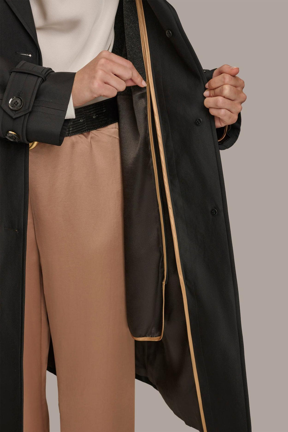 Donna Karan Coats And Jackets | Women RAIN JACKET Black