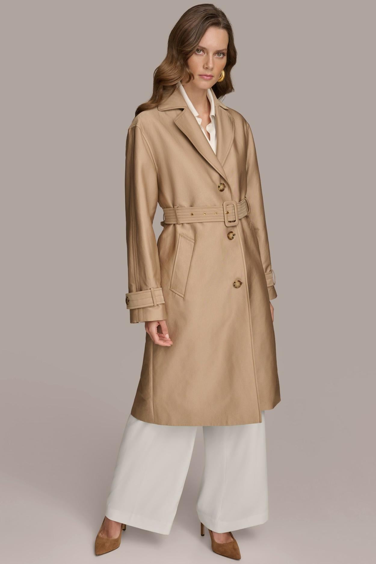 Donna Karan Coats And Jackets | Women RAIN JACKET Khaki
