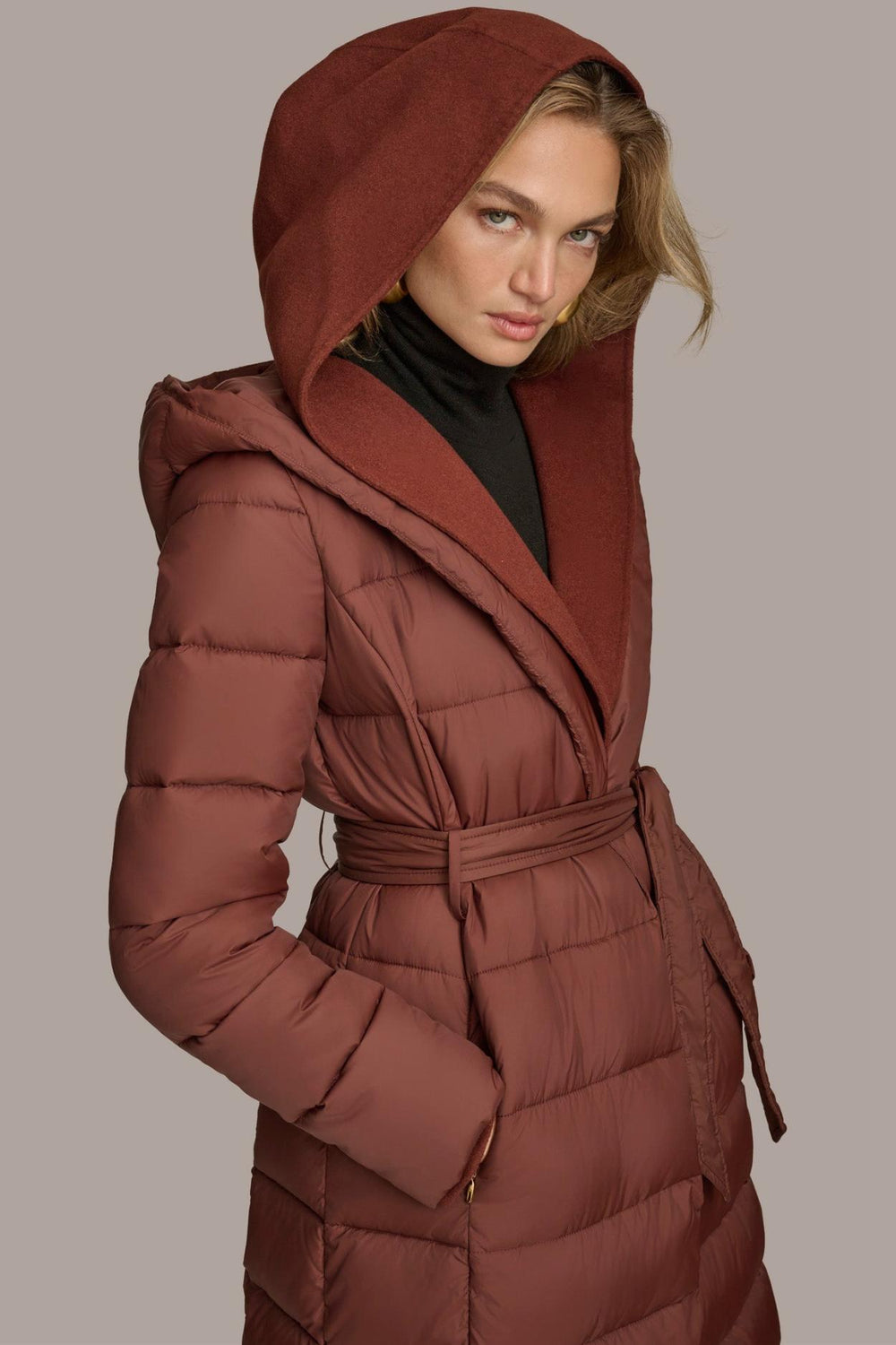 Donna Karan Coats And Jackets | Women TIE WAIST PUFFER Sienna