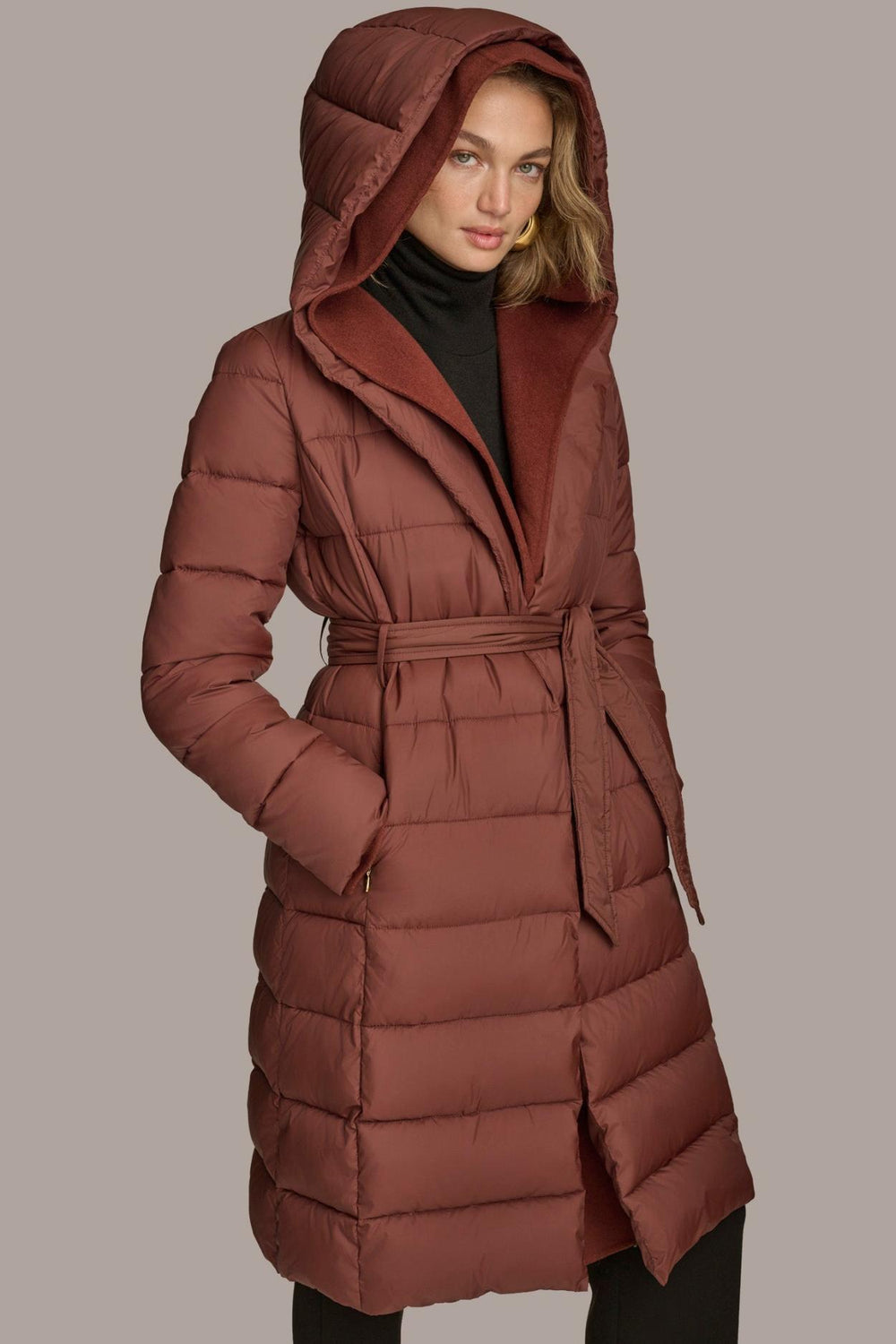 Donna Karan Coats And Jackets | Women TIE WAIST PUFFER Sienna