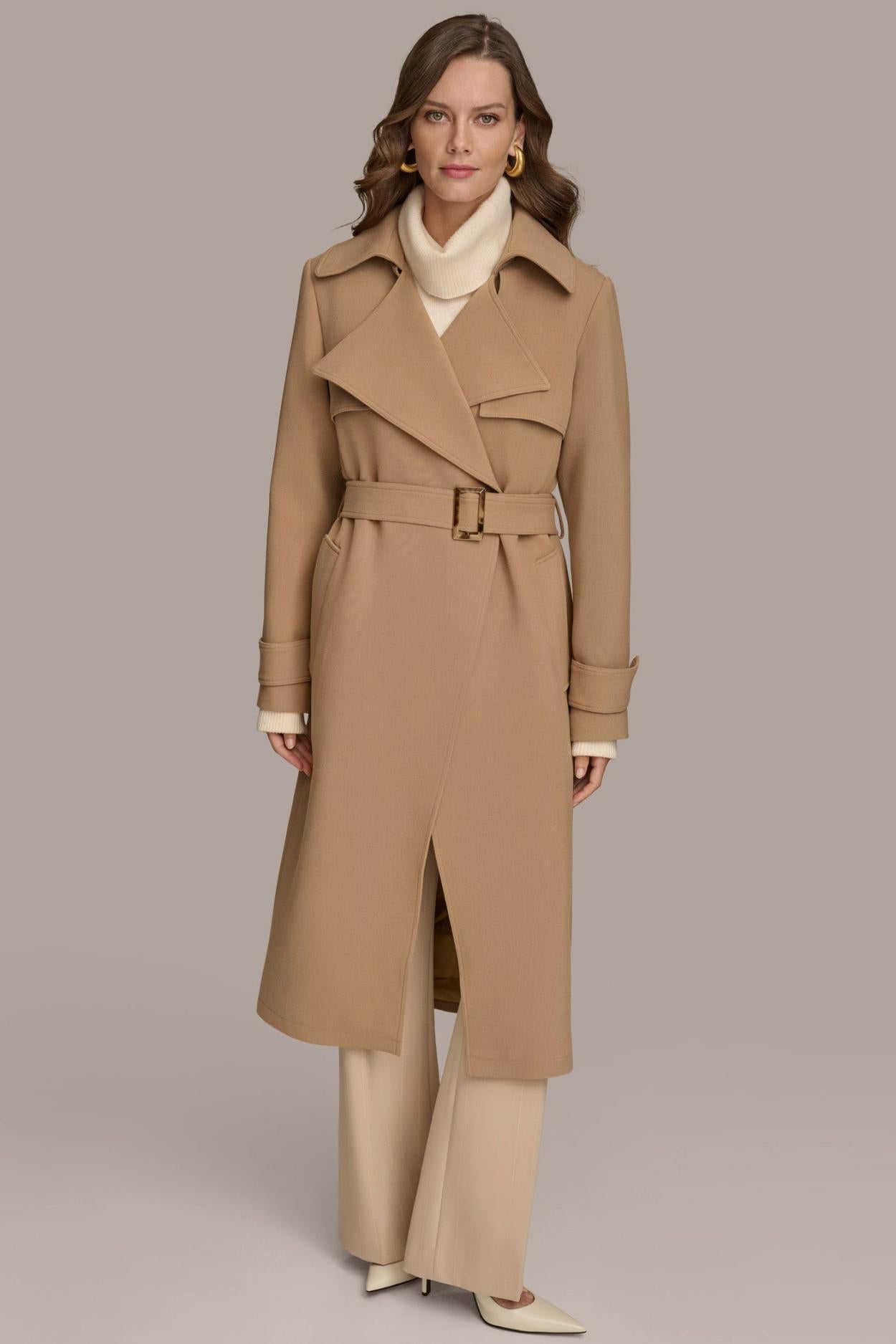 Donna Karan Coats And Jackets | Women TRENCH RAIN COAT Camel