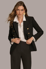 Donna Karan Coats And Jackets | Women WOOL BLAZER JACKET Black