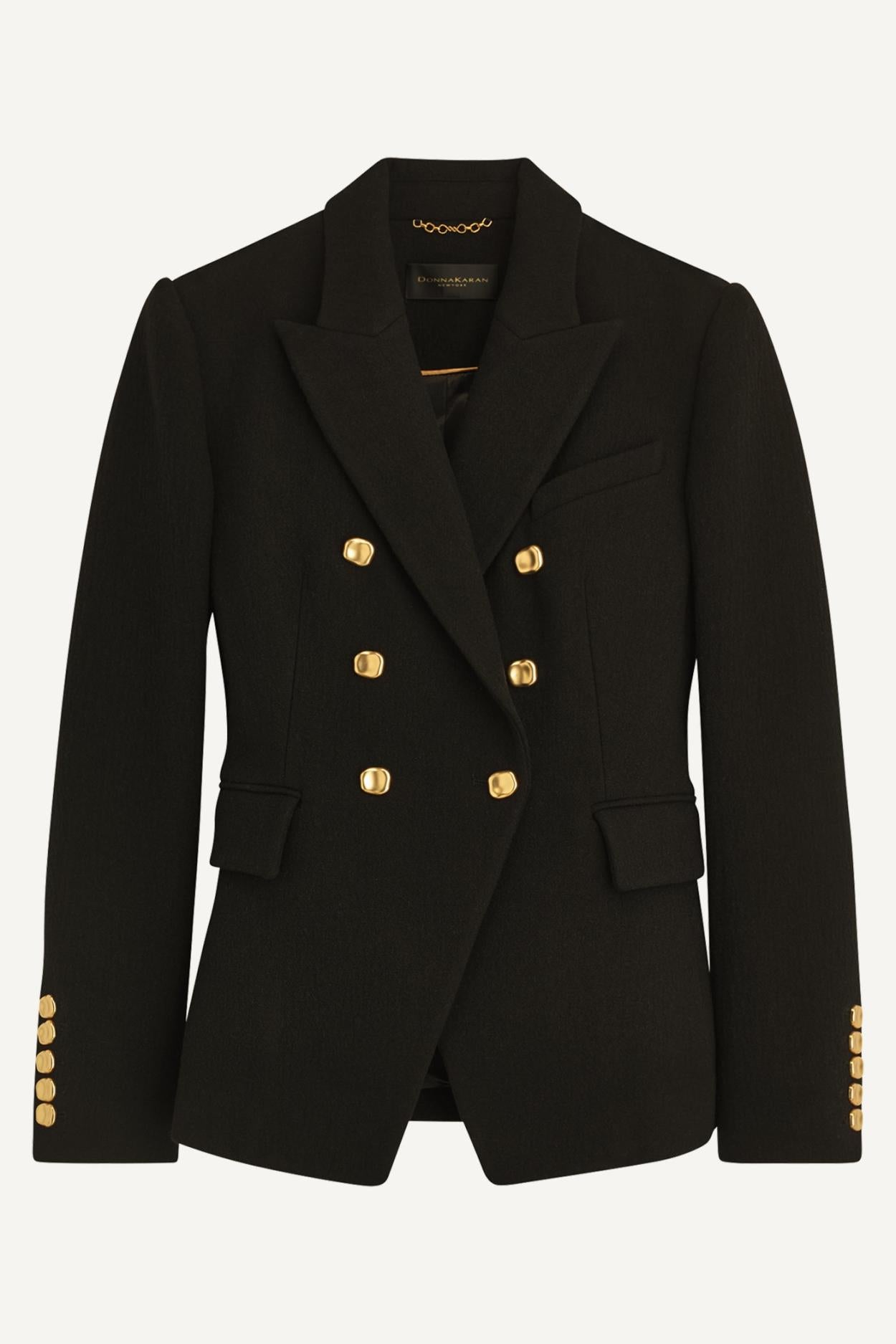 Donna Karan Coats And Jackets | Women WOOL BLAZER JACKET Black