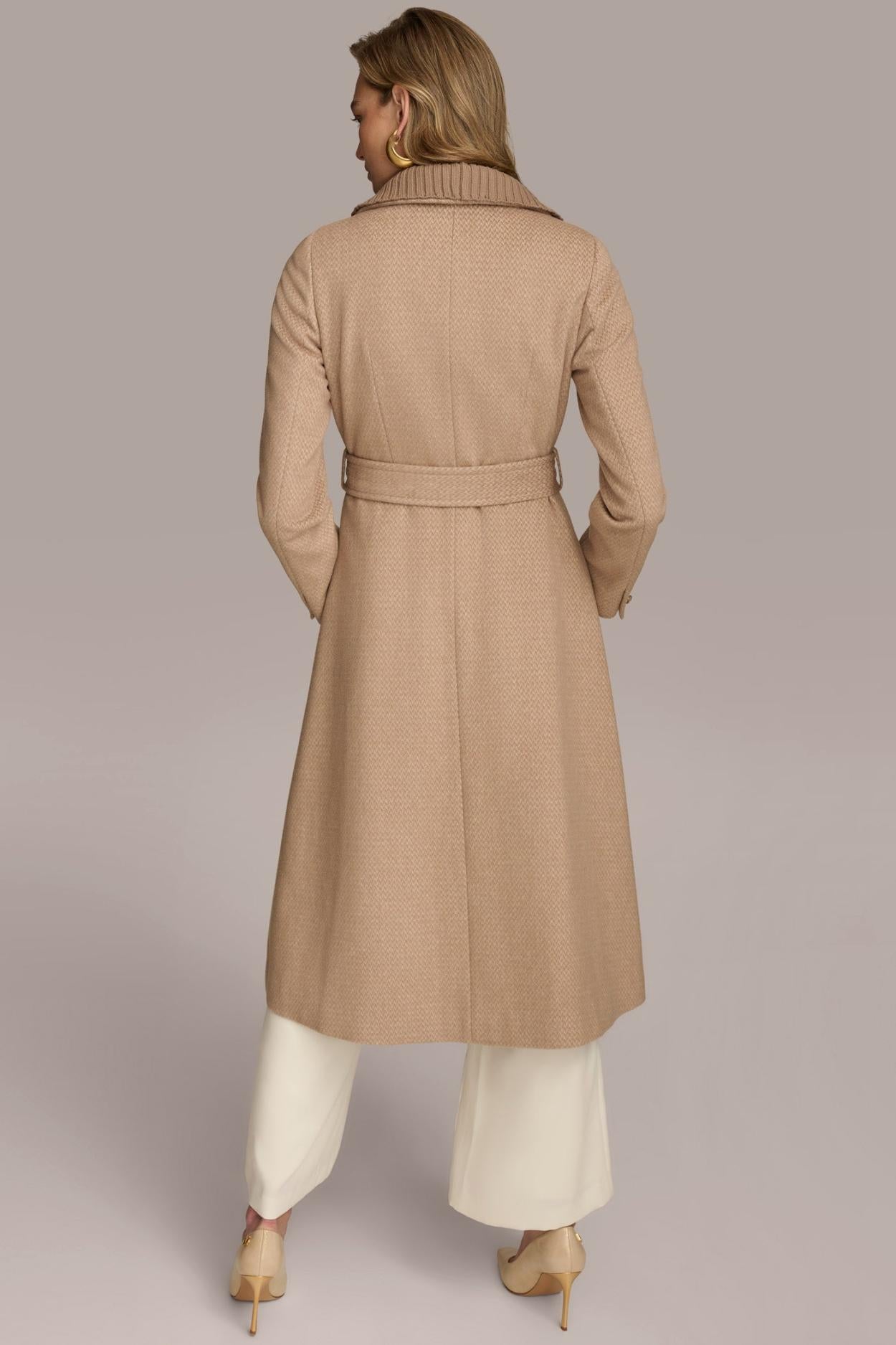 Donna Karan Coats And Jackets | Women WOOL COAT Beige