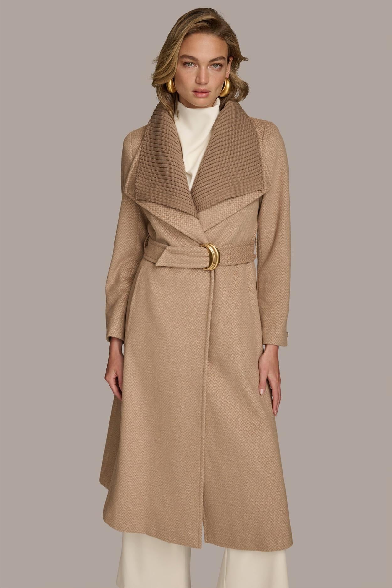 Donna Karan Coats And Jackets | Women WOOL COAT Beige