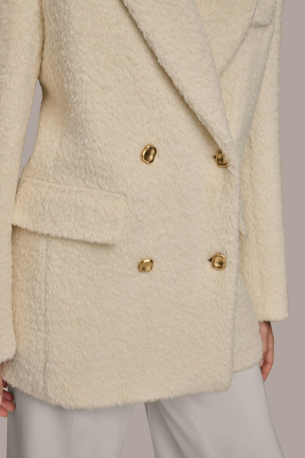 Donna Karan Coats And Jackets | Women WOOL COAT Ivory