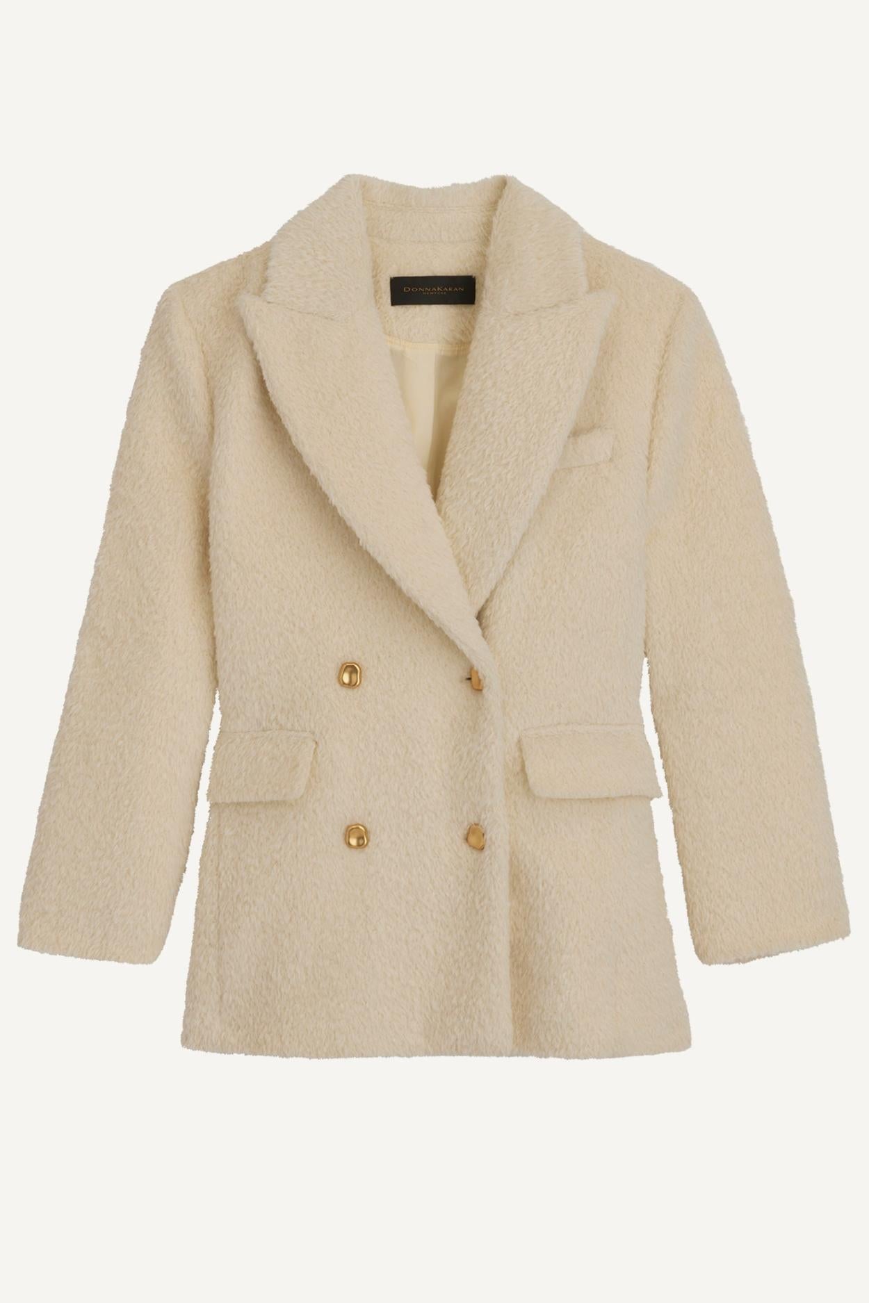 Donna Karan Coats And Jackets | Women WOOL COAT Ivory