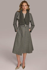 Donna Karan Coats And Jackets | Women WOOL COAT Steel