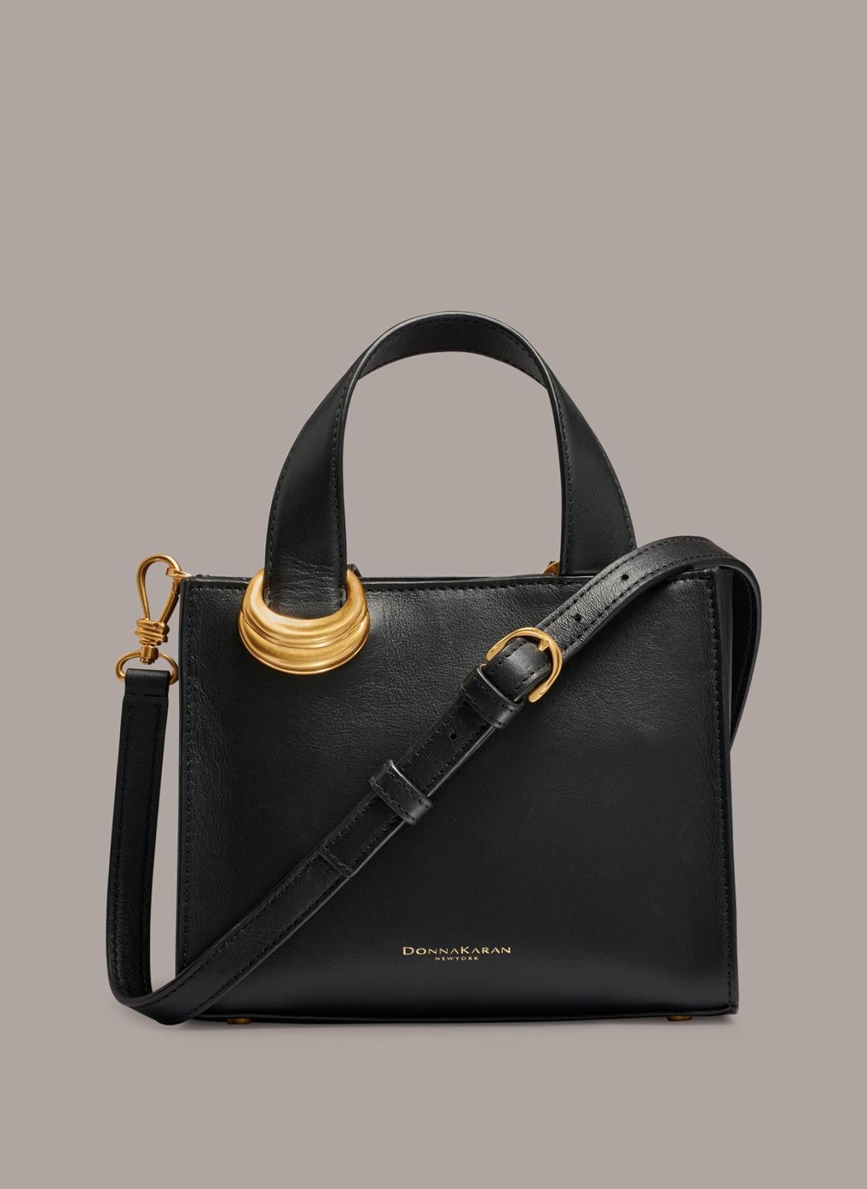 Donna Karan Crossbody Bags And Satchels | Women HEWLETT CROSSBODY Black/gold