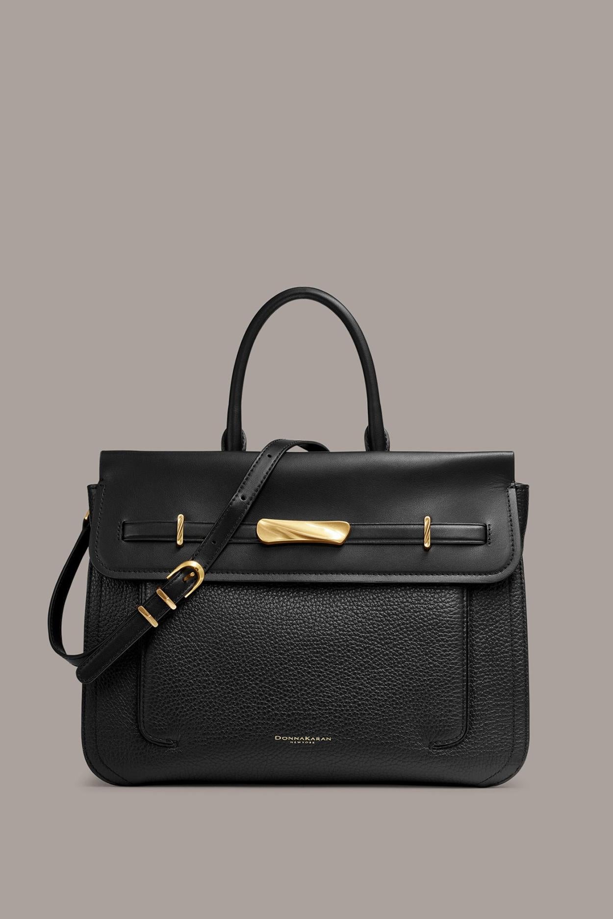 Donna Karan Crossbody Bags And Satchels | Women OCEANSIDE SATCHEL Black