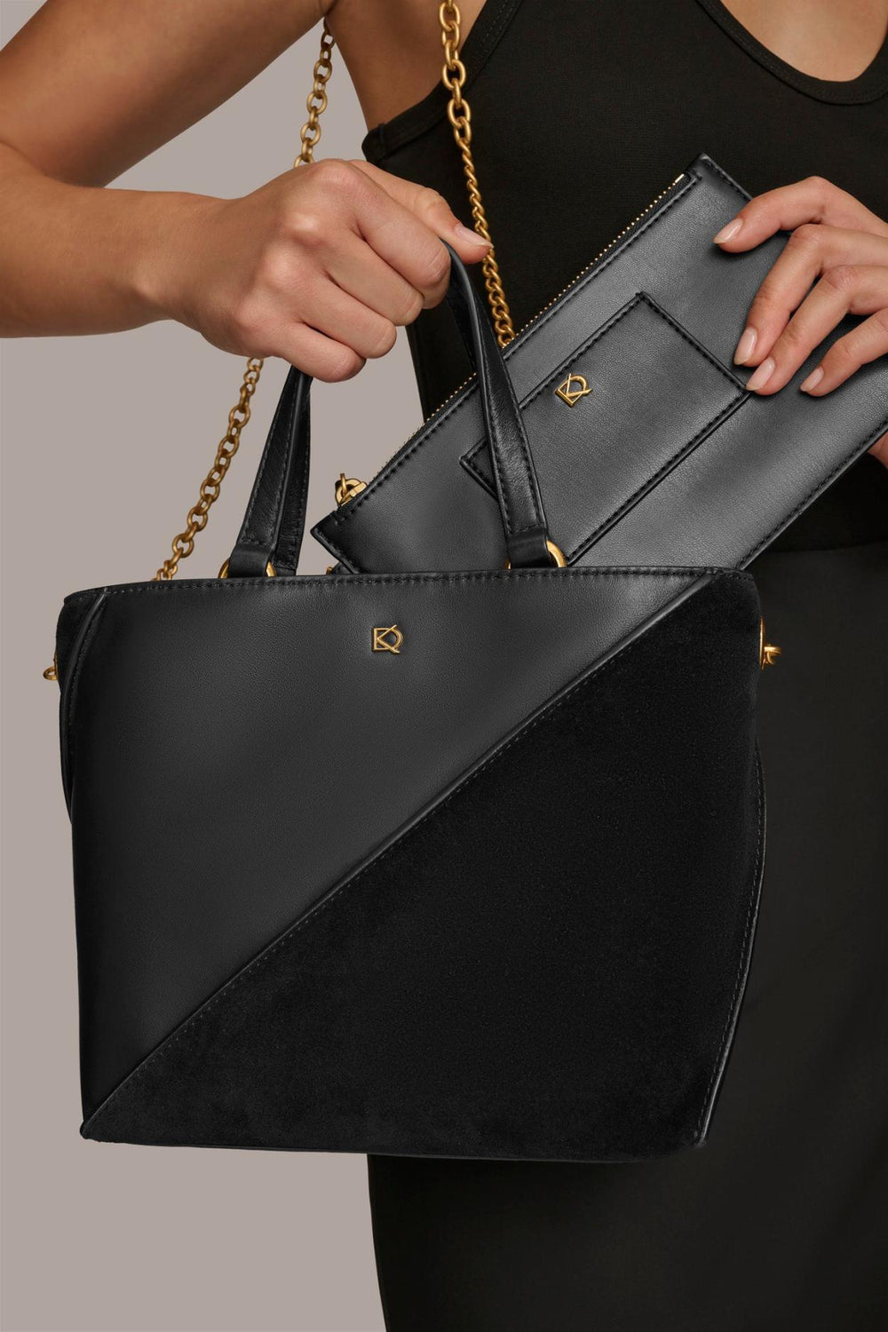 Donna Karan Crossbody Bags And Satchels | Women SETAUKET CROSSBODY BAG Black