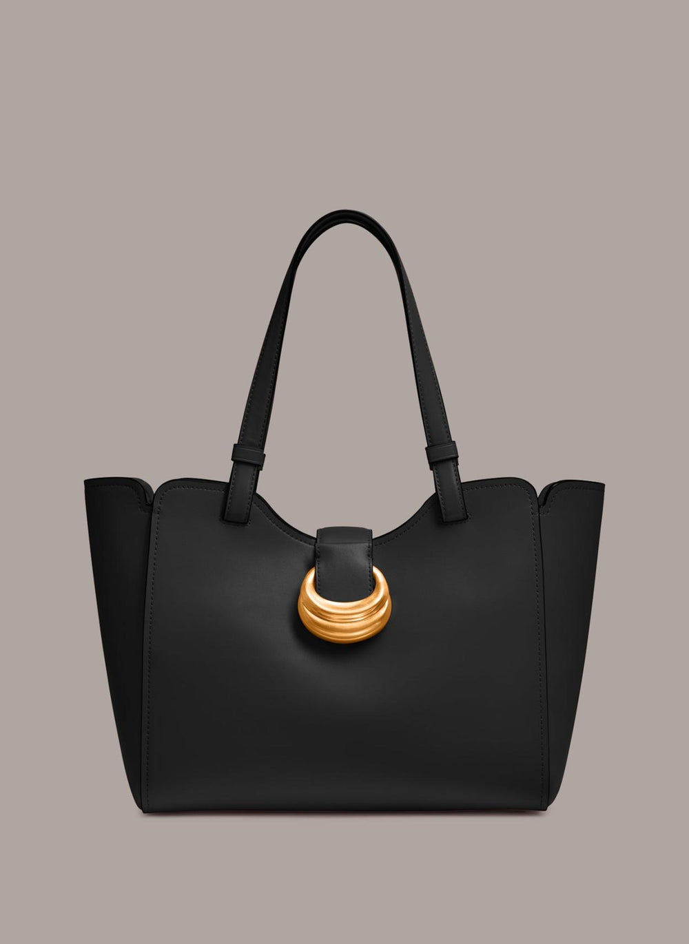 Donna Karan Crossbody Bags And Satchels | Women VALLEY STREAM TOTE Black/gold