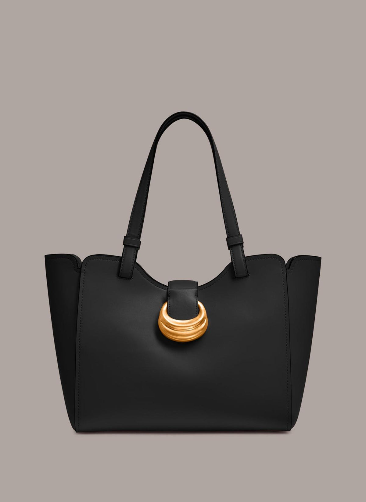 Donna Karan Crossbody Bags And Satchels | Women VALLEY STREAM TOTE Black/gold