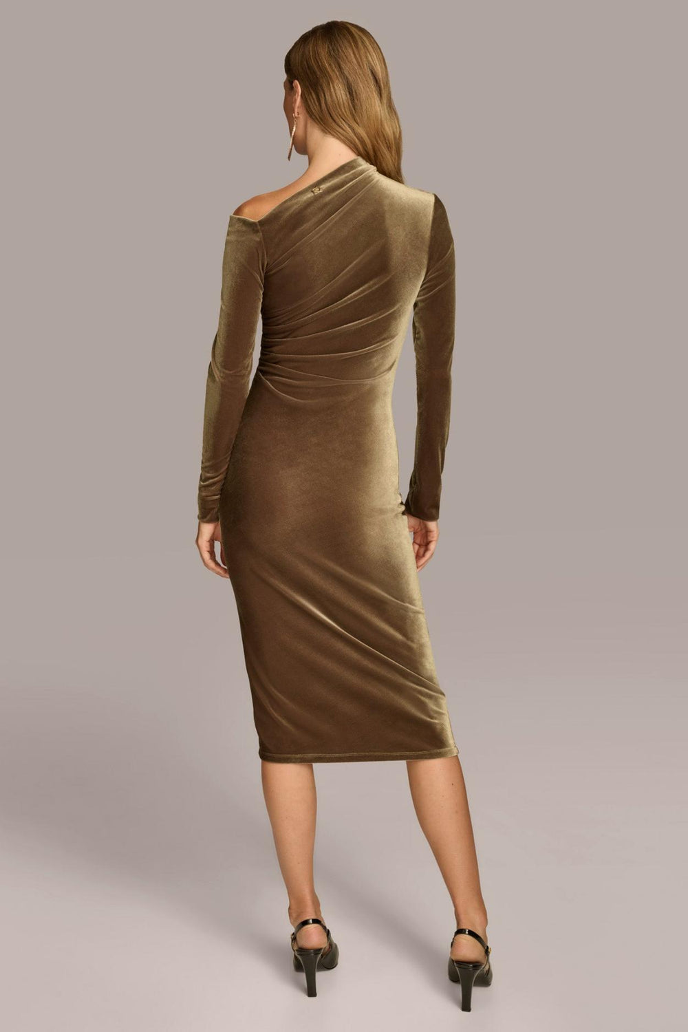 Donna Karan Dresses And Jumpsuits | Women ASYMMETRICAL NECKLINE DRESS Beech