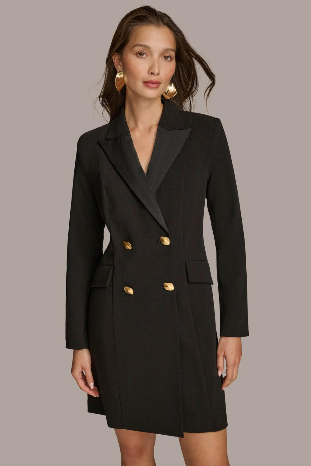Donna Karan Dresses And Jumpsuits | Women COAT DRESS Black