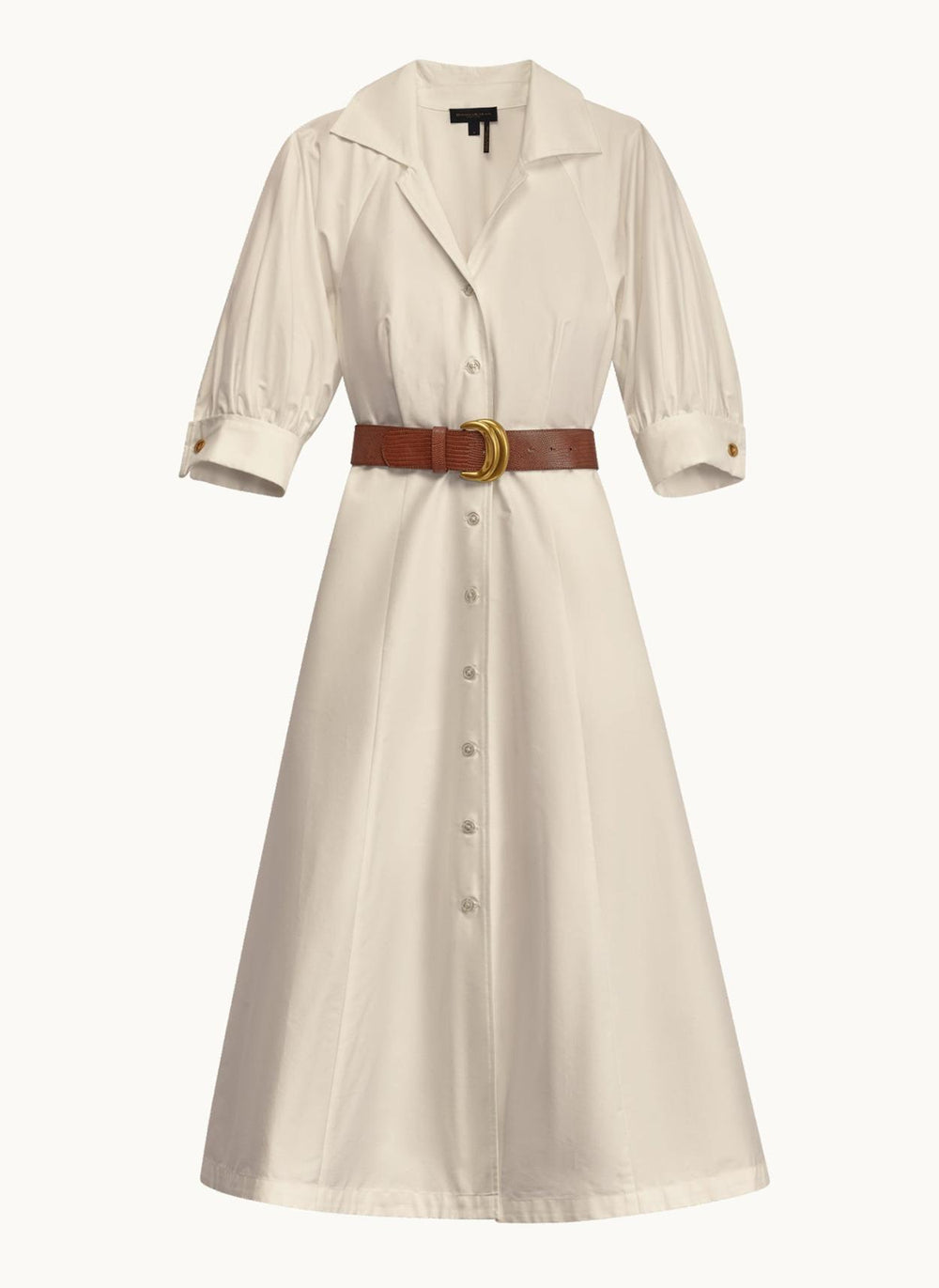 Donna Karan Dresses And Jumpsuits | Women COTTON SHIRT DRESS Cream