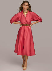 Donna Karan Dresses And Jumpsuits | Women COTTON SHIRT DRESS Rose Quartz