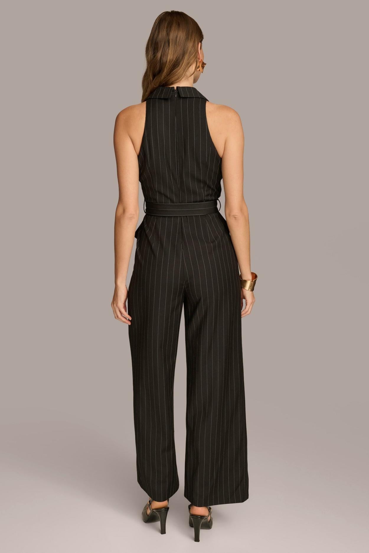 Donna Karan Dresses And Jumpsuits | Women JUMPSUIT WITH TIE FRONT Black