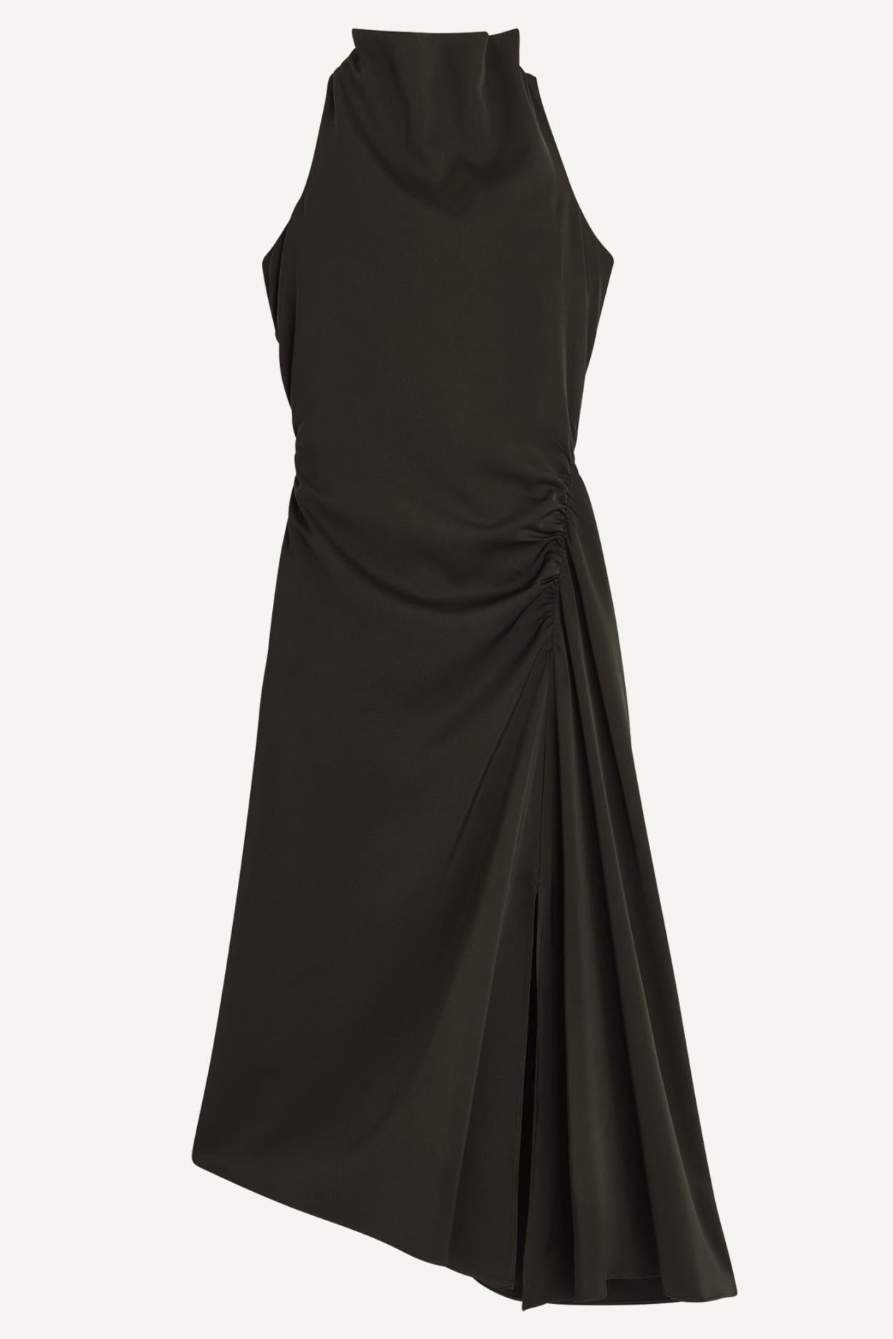 Donna Karan Dresses And Jumpsuits | Women MOCK NECK A LINE MIDI DRESS Black