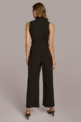 Donna Karan Dresses And Jumpsuits | Women MOCK NECK JUMPSUIT WITH HARDWARE Black
