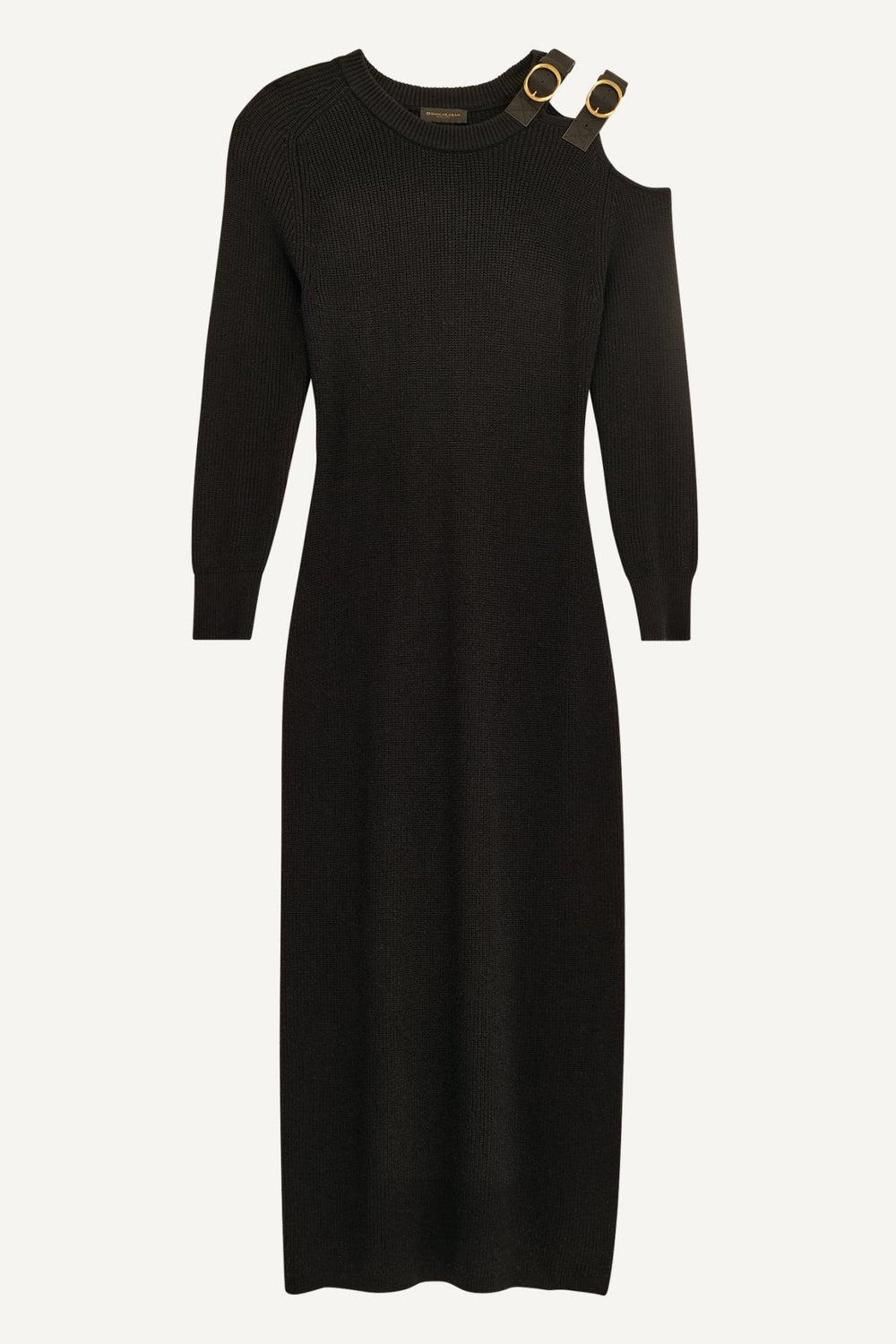Donna Karan Dresses And Jumpsuits | Women ONE SIDED COLD SHOULDER MIDI DRESS Black
