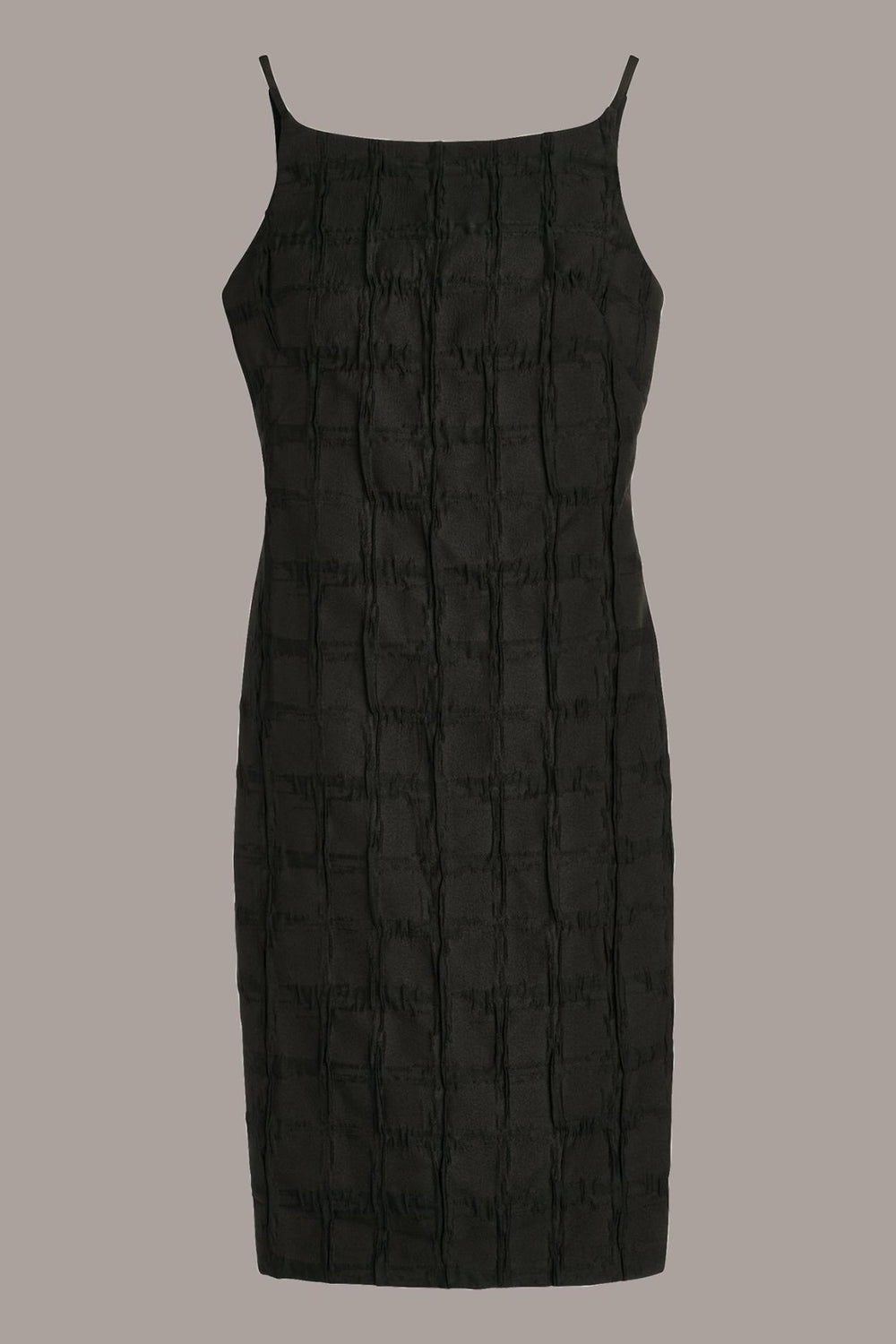 Donna Karan Dresses And Jumpsuits | Women PLAID JACQUARD MIDI SHEATH DRESS Black