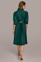 Donna Karan Dresses And Jumpsuits | Women PLEATED SHIRT DRESS Spruce