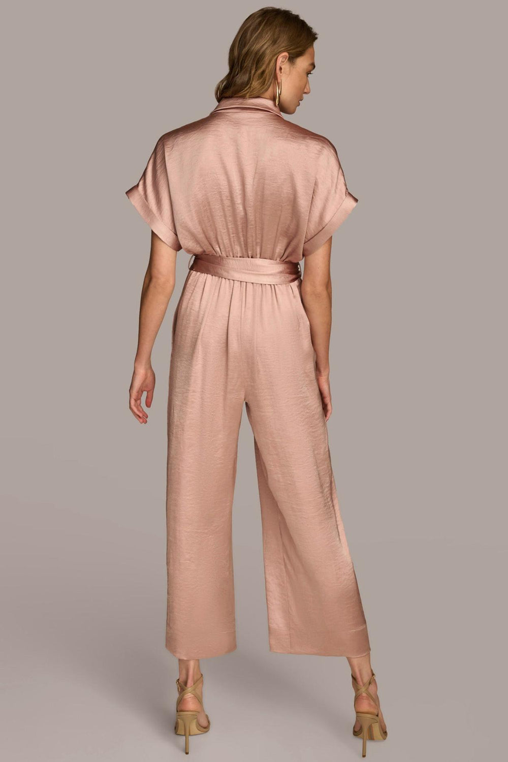 Donna Karan Dresses And Jumpsuits | Women SATIN JUMPSUIT Rose