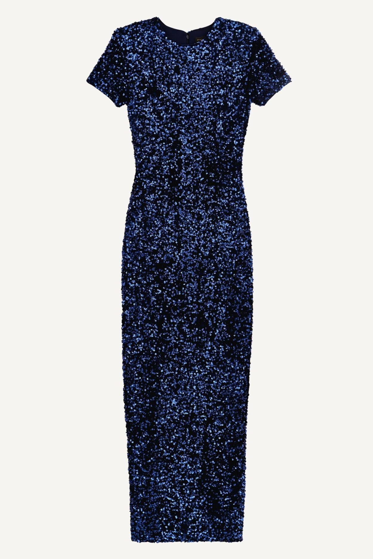 Donna Karan Dresses And Jumpsuits | Women SEQUIN GOWN Navy
