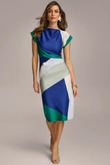Donna Karan Dresses And Jumpsuits | Women SHEATH COLORBLOCK DRESS Lawn Multi