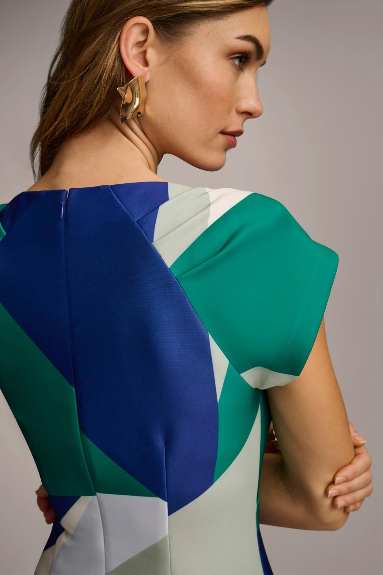 Donna Karan Dresses And Jumpsuits | Women SHEATH COLORBLOCK DRESS Lawn Multi