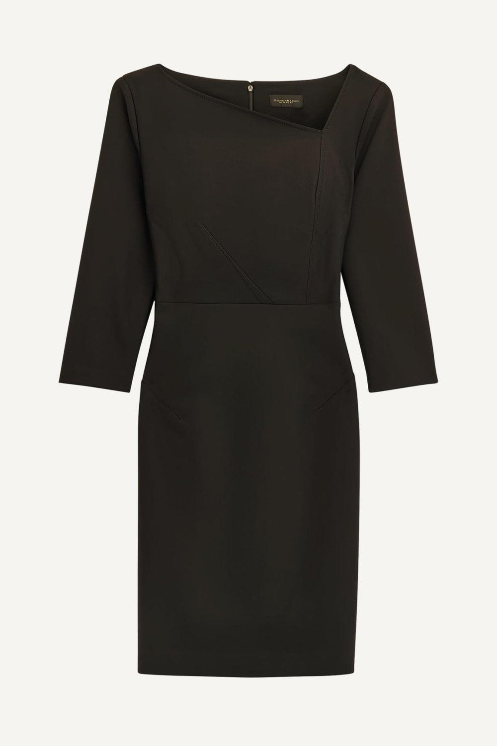 Donna Karan Dresses And Jumpsuits | Women SHEATH DRESS WITH ASYMMETRICAL NECK Black