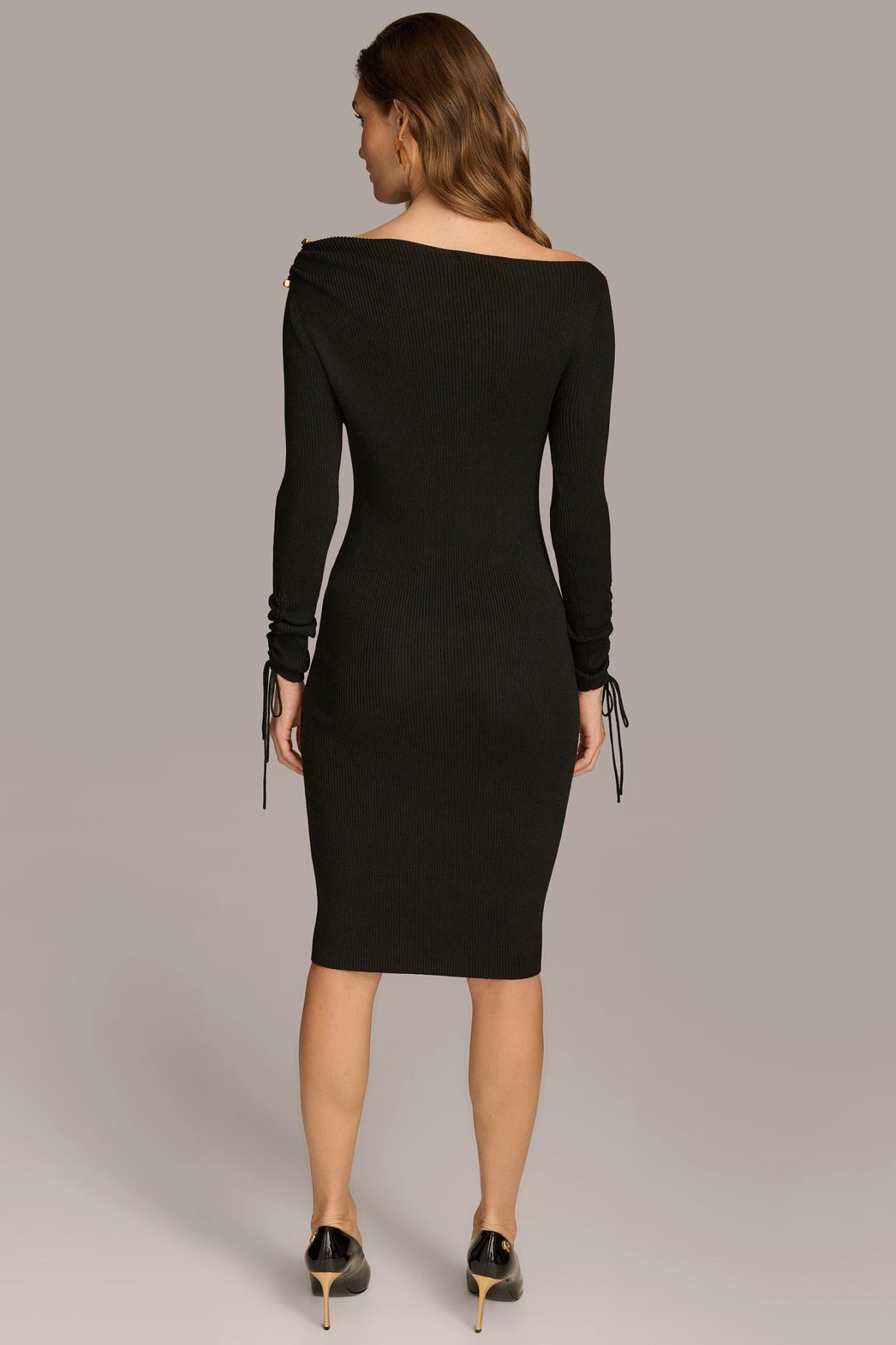 Donna Karan Dresses And Jumpsuits | Women SWEATER DRESS Black