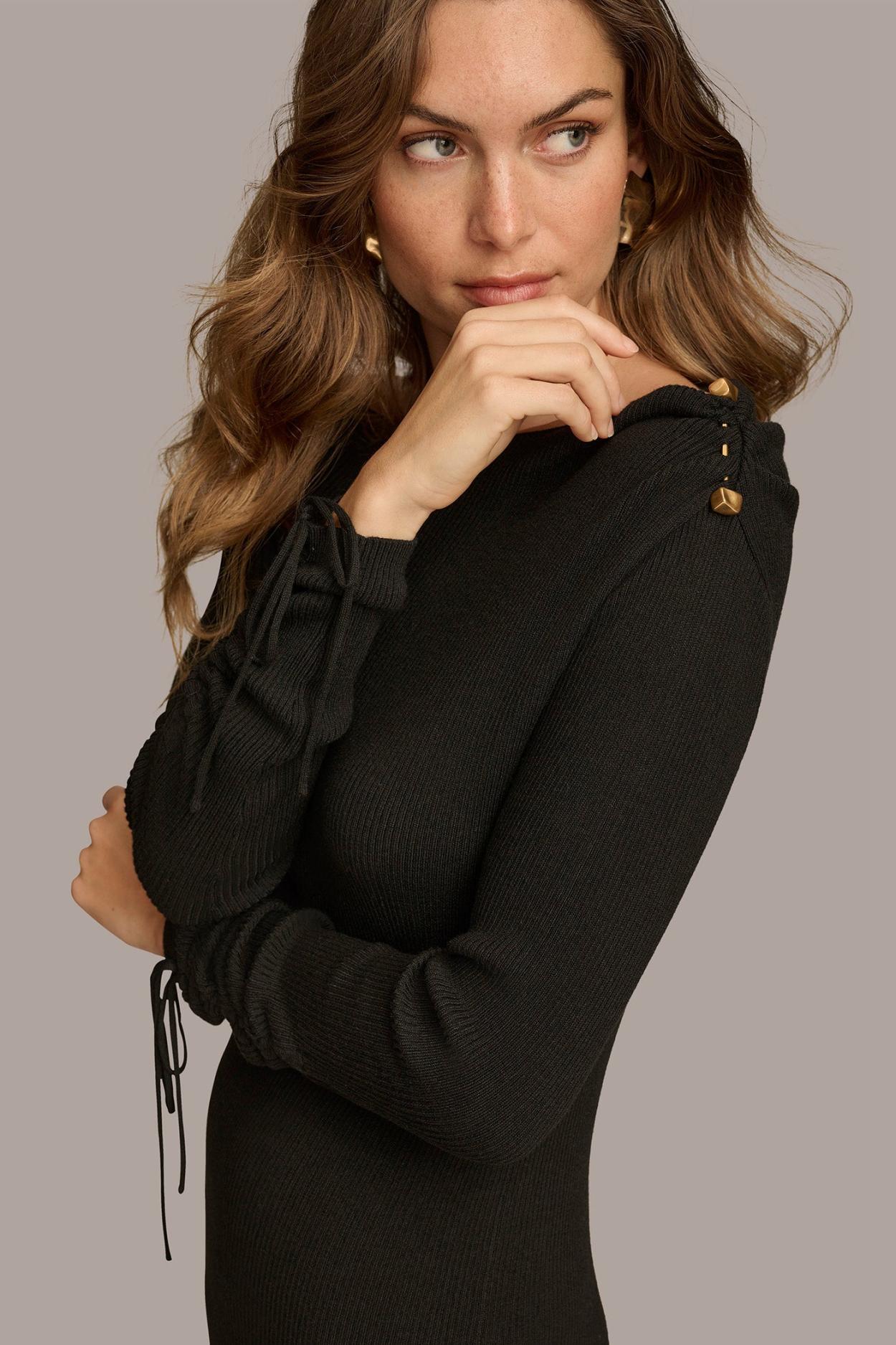 Donna Karan Dresses And Jumpsuits | Women SWEATER DRESS Black