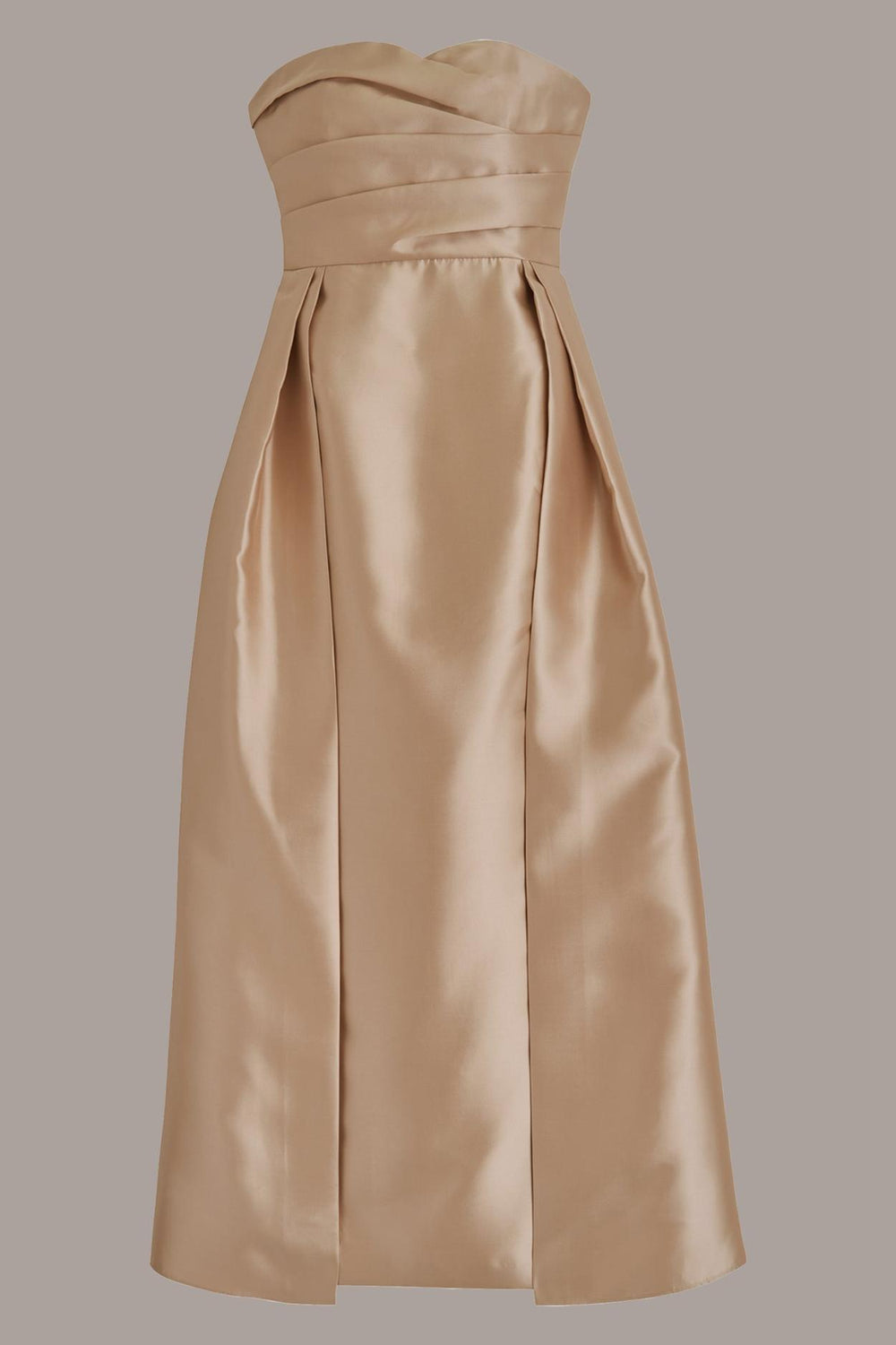Donna Karan Dresses And Jumpsuits | Women SWEETHEART GOWN WITH OUTER SKIRT Gold