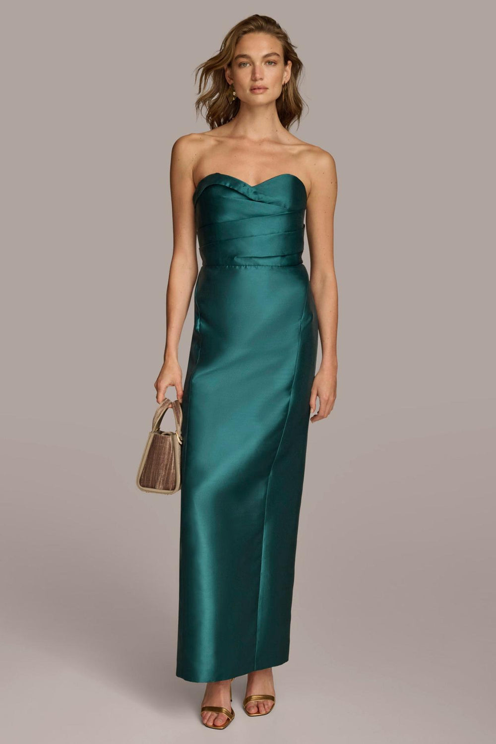Donna Karan Dresses And Jumpsuits | Women SWEETHEART NECKLINE GOWN Spruce