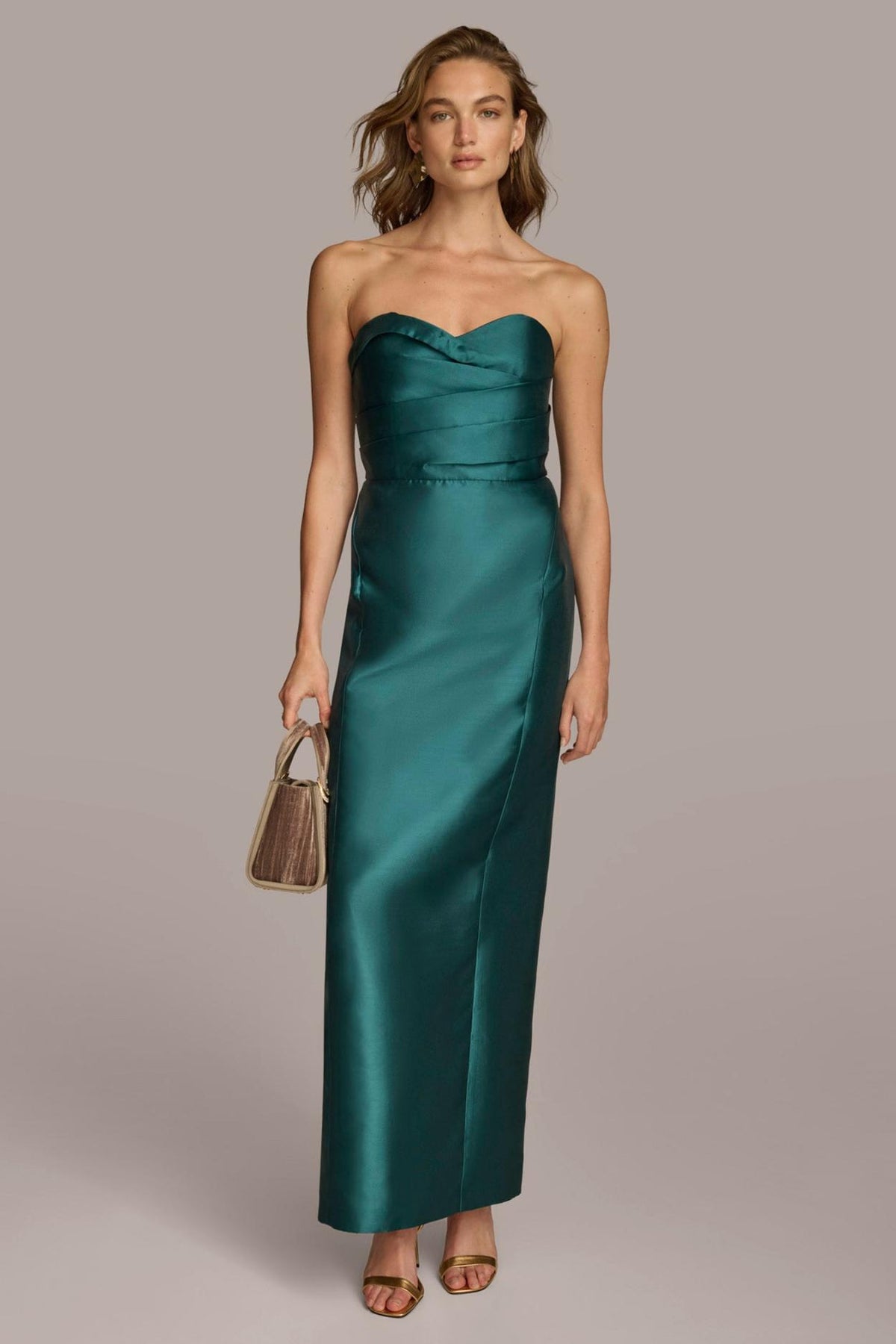 Donna Karan Dresses And Jumpsuits | Women SWEETHEART NECKLINE GOWN Spruce