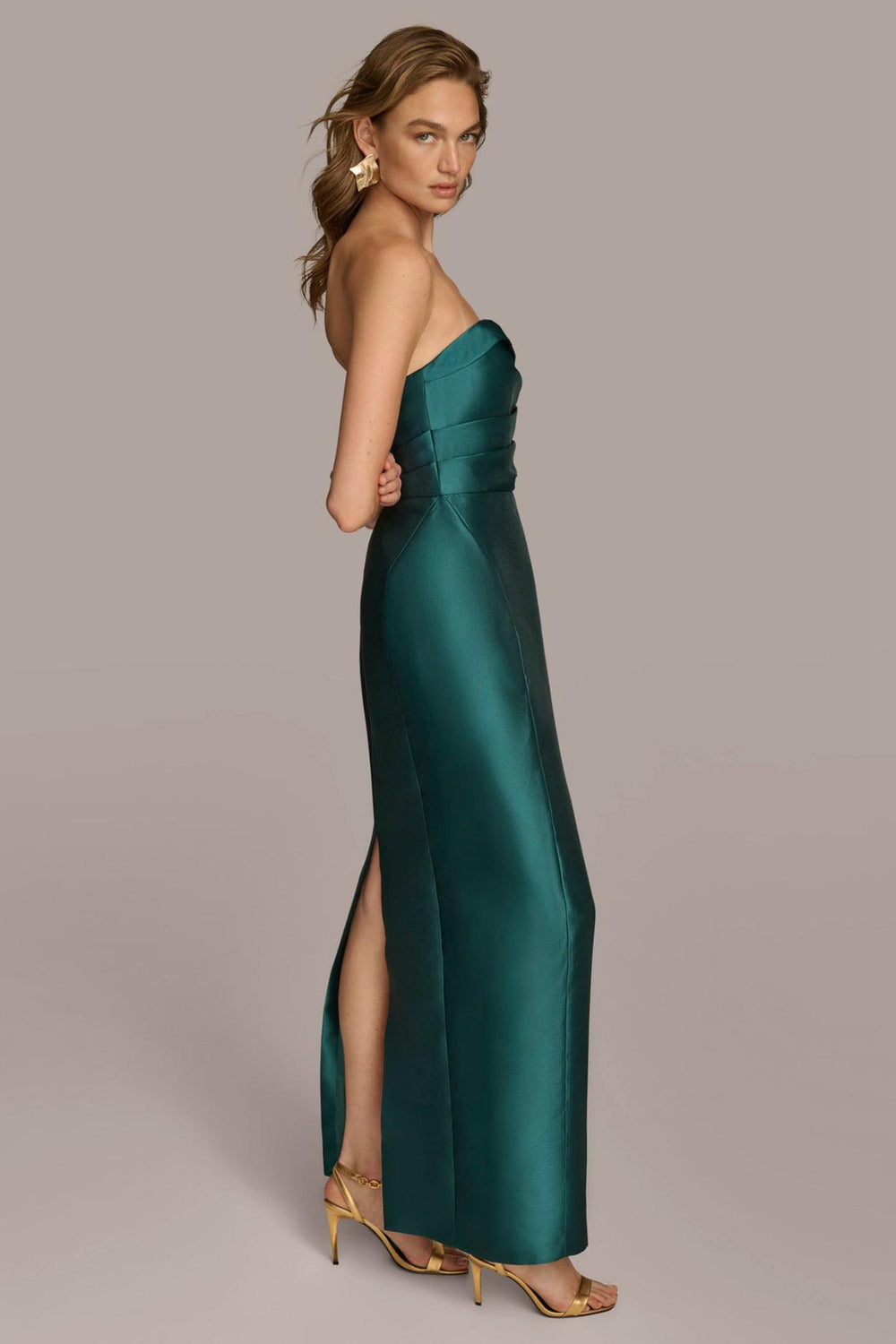 Donna Karan Dresses And Jumpsuits | Women SWEETHEART NECKLINE GOWN Spruce