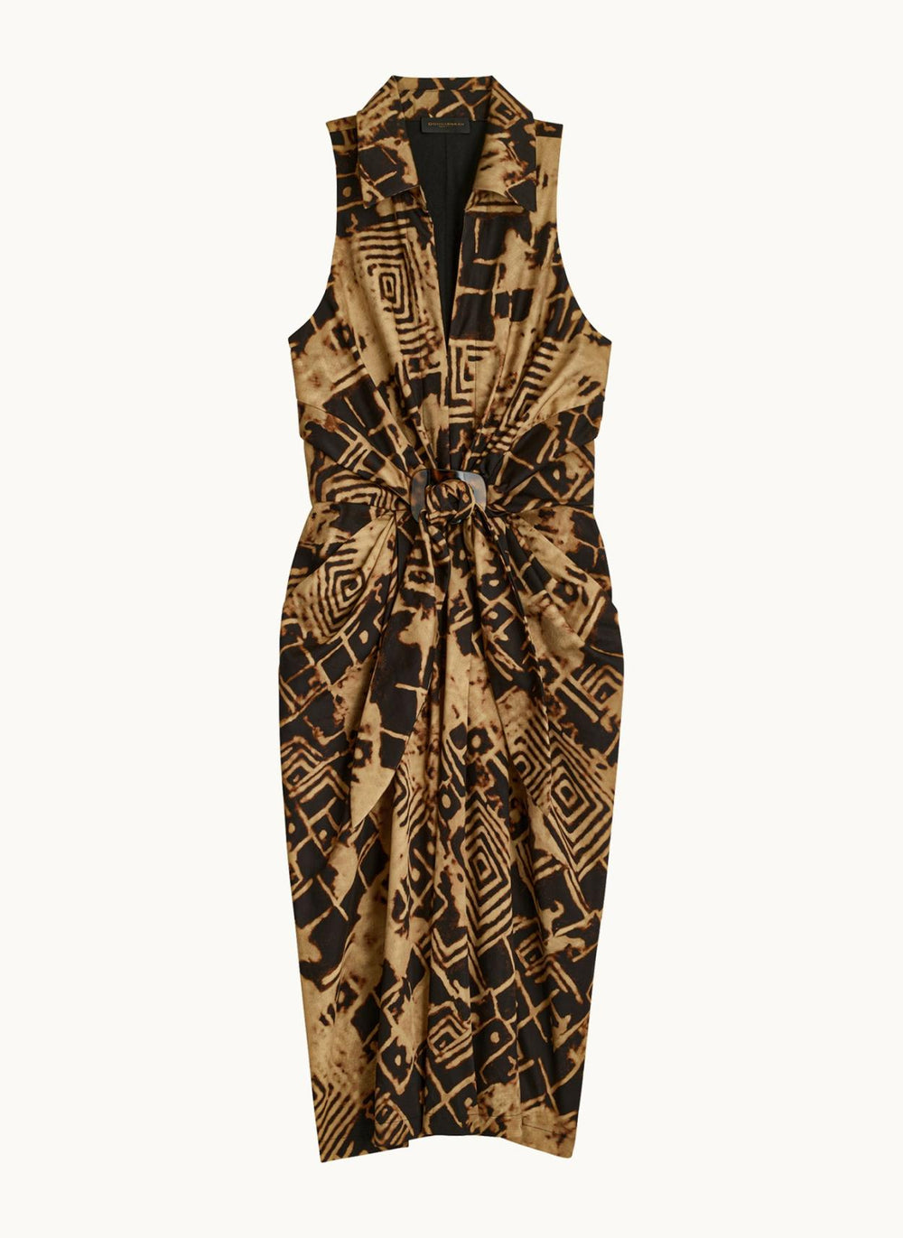 Donna Karan Dresses And Jumpsuits | Women TORTOISE HARDWARE KNOT DRESS Black/fawn
