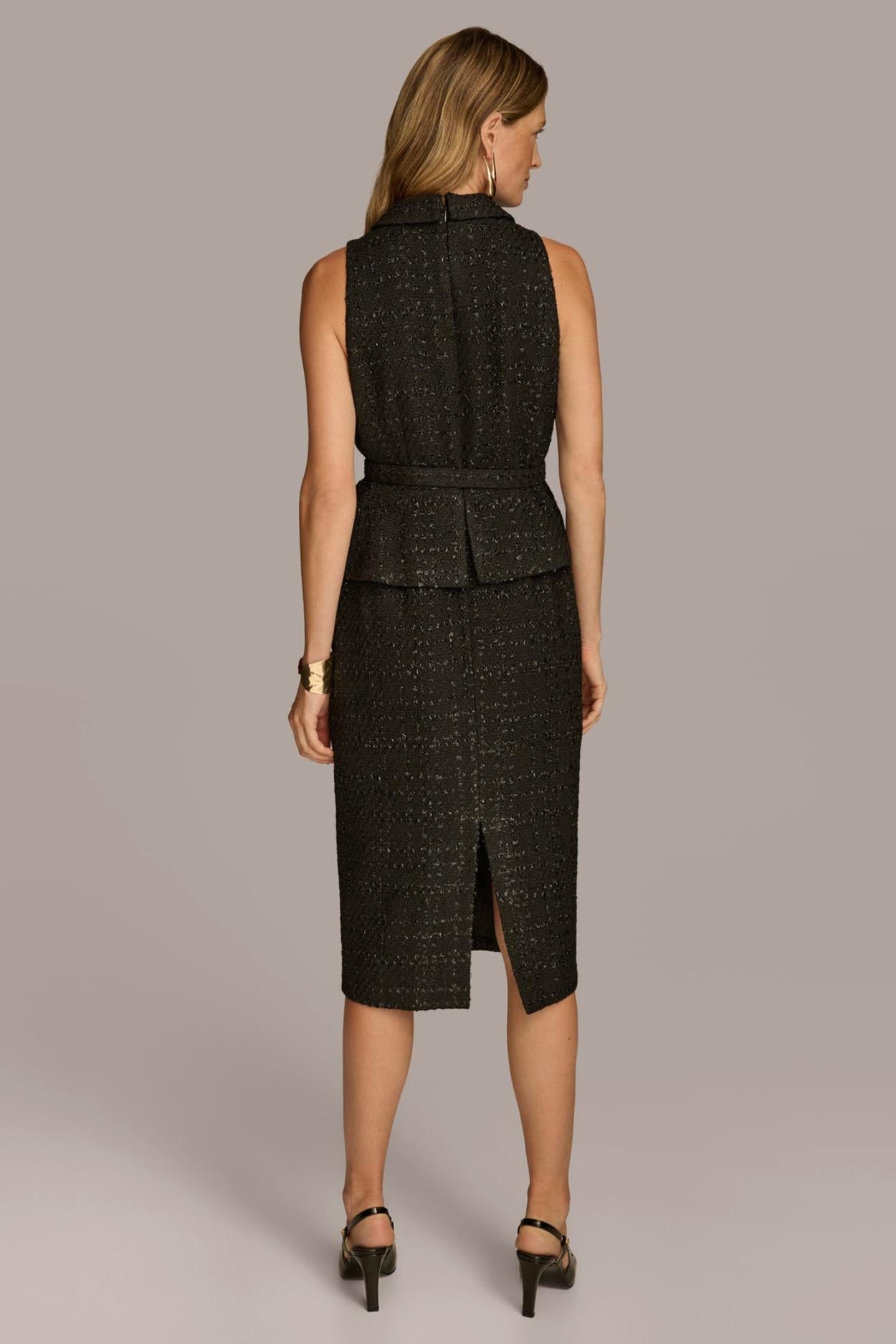 Donna Karan Dresses And Jumpsuits | Women TWEED JACKET DRESS Black